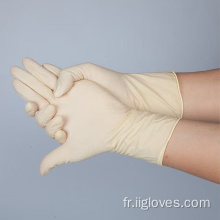 Gants d&#39;examen de latex jetable non strey